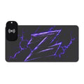 Tapis de Souris Gaming RGB | Recharge Sans Fil | Design Éclair Violet Z