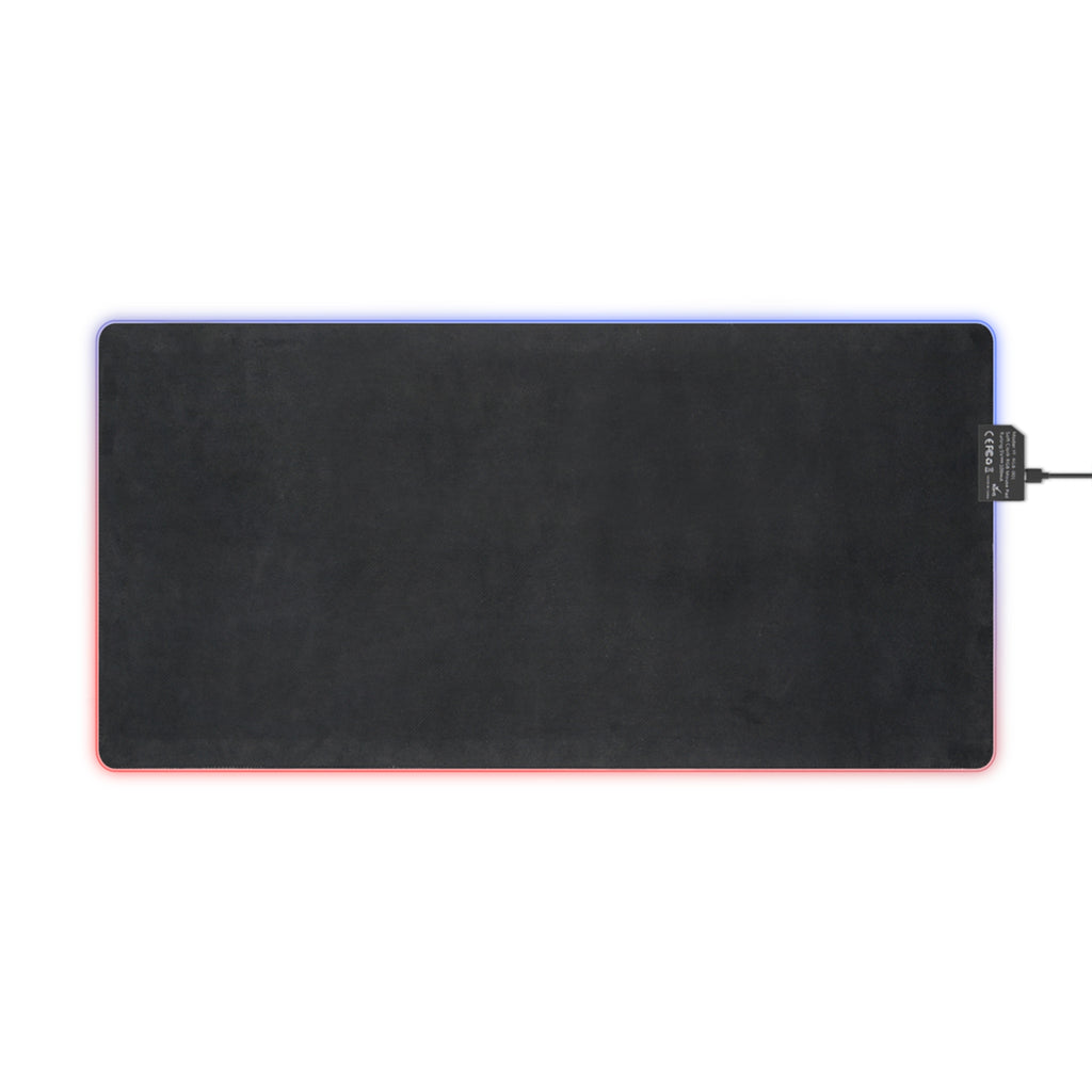 Tapis de Bureau Gaming XXL LED RGB – Logo Z Éclair Électrique