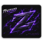 Grand Tapis de Bureau Gaming – Design Emblème Z Éclair Violet