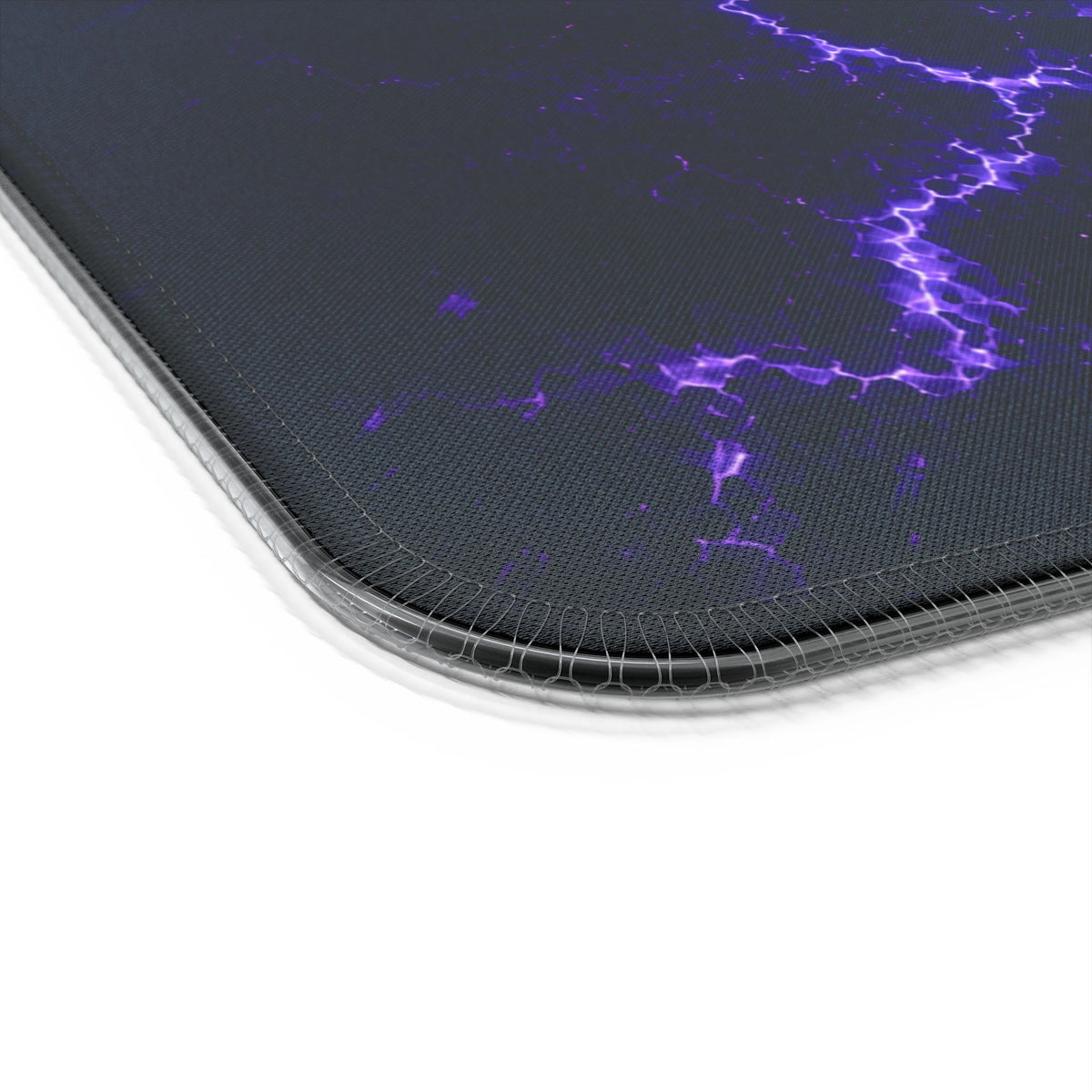 Tapis de Souris Gaming RGB | Recharge Sans Fil | Design Éclair Violet Z